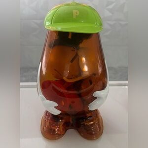 More the 40 pieces, Mr. Potato Head Clear Amber Body with Neon Green Hat